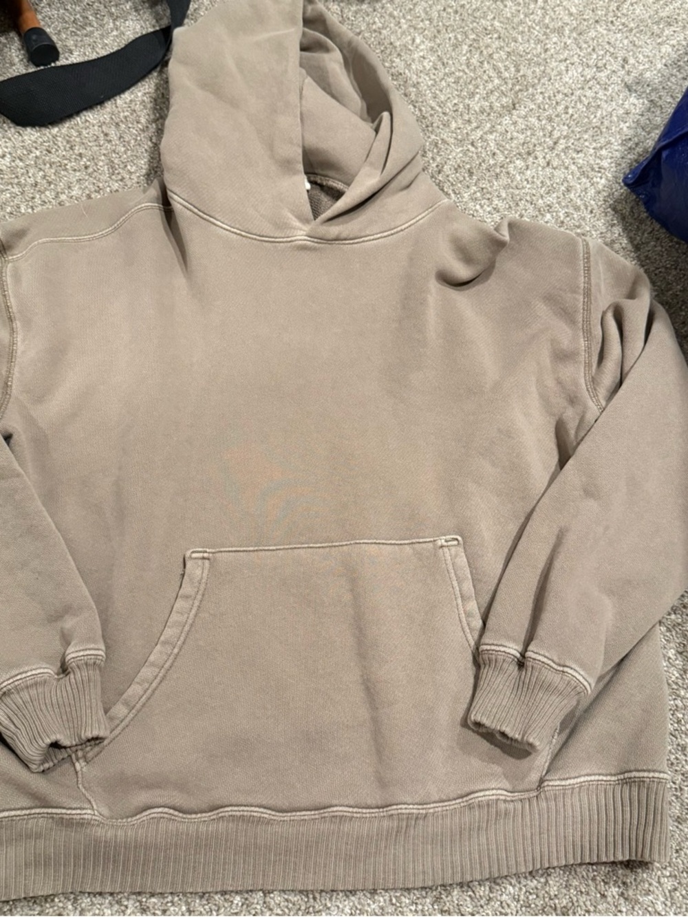 Elwood Oversized Taupe Hoodie